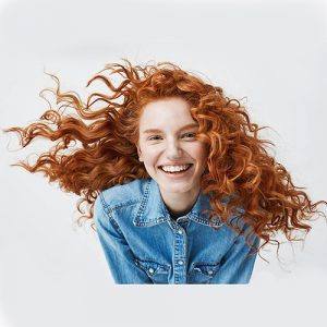 Girl with ginger hair